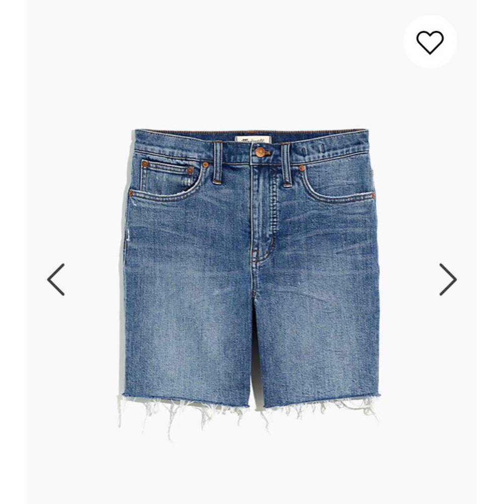 Madewell High-Rise Mid-Length Denim Shorts